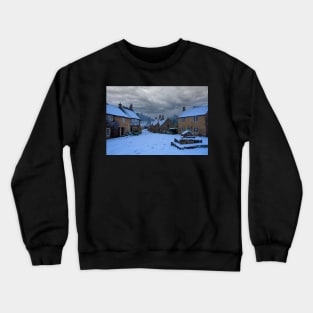 Castle Combe in the snow Crewneck Sweatshirt